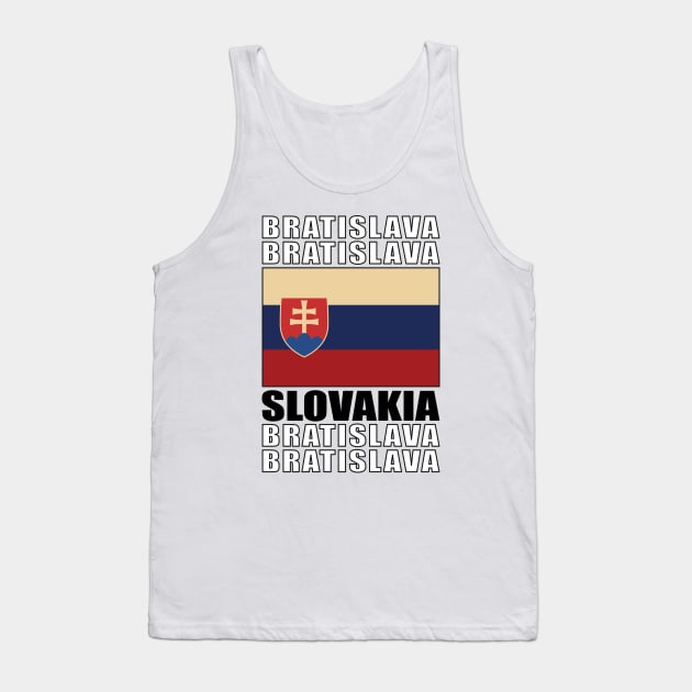 Flag of Slovakia Tank Top by KewaleeTee